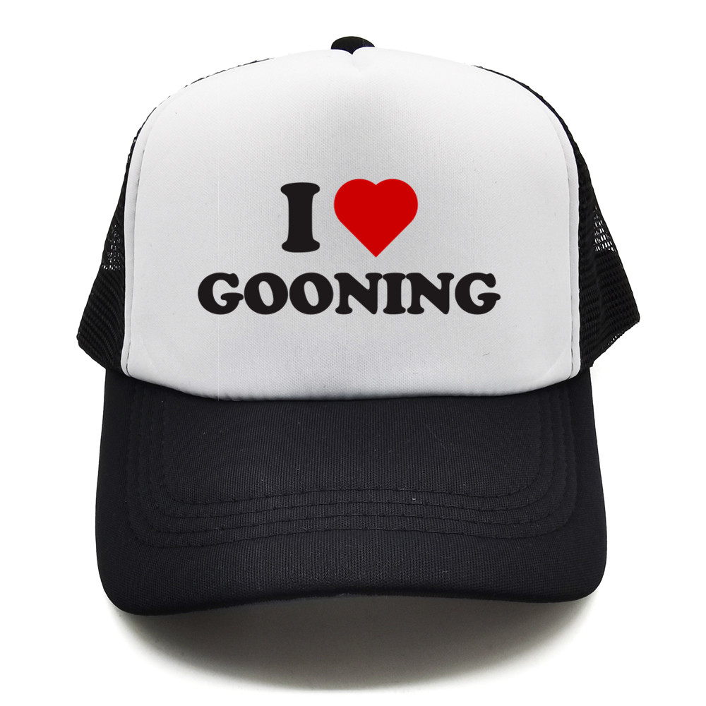 Trucker Cap Mesh - Divertente I Love Gooning Berretti da