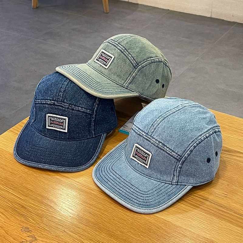 Corduroy Cap 5 Panel - Cappellini da baseball in denim con