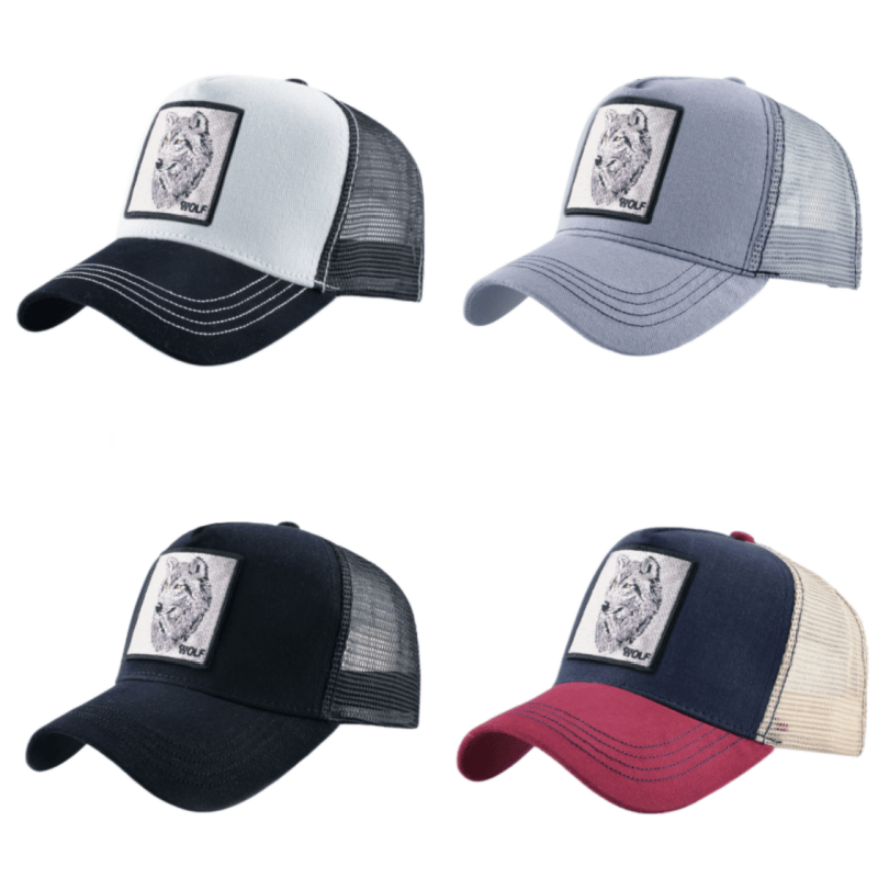 Trucker Cap Mesh - Cappellino da Baseball con Ricamo a